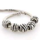 Pugster Wound Snake Beads Pandora Charm Bracelet