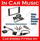 Ford Focus Double Din Facia Stalk Adaptor Alpine Car Stereo Fitting 