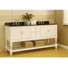 Direct To You Furniture 70 Inch Pearl White Mission Style Double 