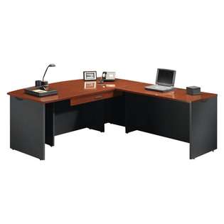 Sauder Bow Front Executive Desk with Return and Pencil Drawer by 