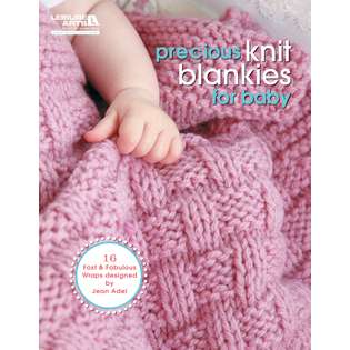 Leisure Arts Precious Knit Blankies For Baby 