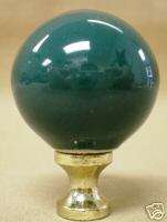 Lot of 25 1.25 Green Globe Ceramic Ball Knob  