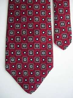 5035 Silk Necktie Mens Tie J. CREW Red Multi 4  