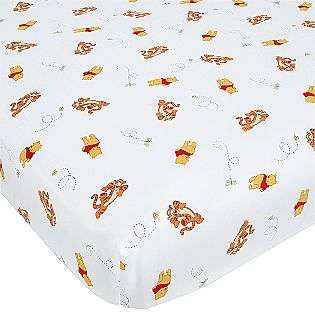 Fitted Crib Sheet  Winnie the Pooh Baby Bedding Sheets 