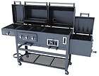   in 1 Combo Gas Charcaol Grill 3 Burner with BBQ Smoker Box Sear
