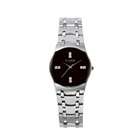   10P02 Ladies Montserrat Diamond Stainless Steel Watch w/ Black Dial