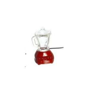  Dollhouse Miniature Red Blender with Removable Top Toys 