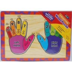  Counting Hands Multi Layer Educational Wood Puzzle Toys & Games