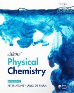 Atkins Physical Chemistry 9th Edition Depaula, Atkins 9781429218122 