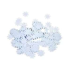   White Snowflakes Confetti 14 Grams (6 Individual Pkgs)