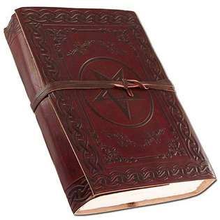   Pentagram & Messenger Genuine Leather Book 120 Pages 