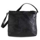 Jaclyn Smith Womens Patch Leather Bucket Handbag