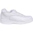 Aetrex Mens Ambulator Lace Active Walker   White Leather