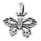 LGU Sterling Silver Gorgeous Butterfly Charm