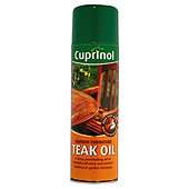 Cuprinol Garden Furniture 6 times Strengh Teak Oil Aerosol 0.5L