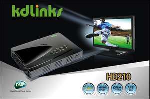 kdLinks HD210 HDTV 1080P Media Player MKV FLV MP4 USB HDMI H.264 Multi 