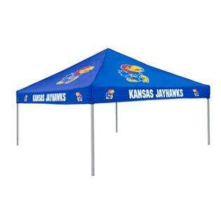   Jayhawks KU NCAA Color Tailgate Canopy Tent With Frame  Logo Chair