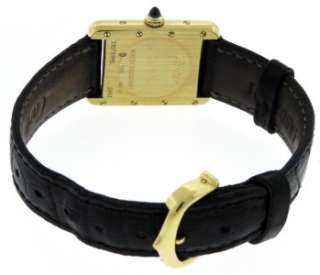   Cartier Tank Louis Cartier 2442 White Dial Quartz 18K Gold 22mm Watch