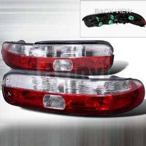  Lecus Sc300 92 95 Altezza Tail Lights   Clear Red 