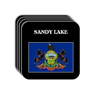 US State Flag   SANDY LAKE, Pennsylvania (PA) Set of 4 Mini Mousepad 