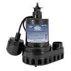 Superior Pump 92370 Thermoplastic Sump Pump with Tethered Float Switch 