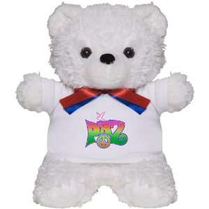  Teddy Bear White Paz Spanish Peace with Dove and Peace 