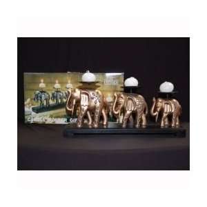  Metal Elephant Candle Holder REDEN1643