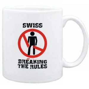    Swiss Breaking The Rules  Switzerland Mug Country