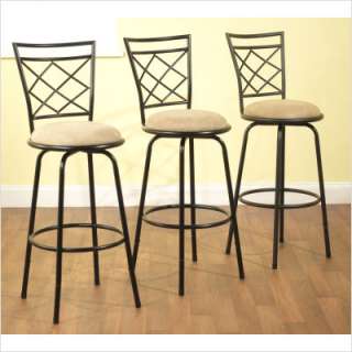  Metal Barstool legs can adjust to either 24 or 29. Swivel stool 