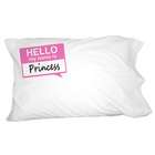 Graphics and More Princess Hello My Name Is Novelty Bedding Pillowcase 