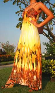 NEW Ladies Boho Woman Floral Sexy Long Maxi Dress  