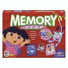 Memory Game   Dora the Explorer Edition   Hasbro   