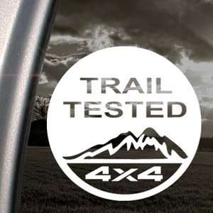  Trail Tested Off Road 4x4 Decal Truck Window Sticker 