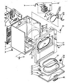 KENMORE Dryer Bulkhead Parts  Model 11086872100  PartsDirect 