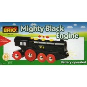  Brio Battery Operated Mighty Black Engine Toys & Games