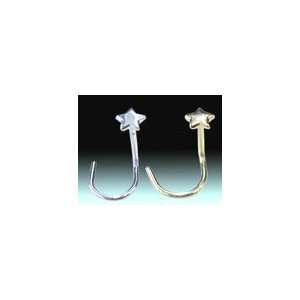  White gold nose ring Star Jewelry