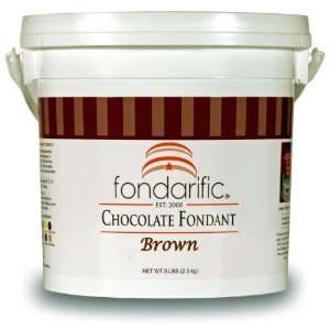 Fondarific Chocolatey Fondant, 5 Pounds  Grocery & Gourmet 