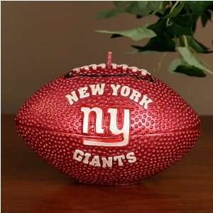  New York Giants Wax Football Candle