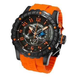   329R Dreadnought Limited Edition Swiss Orange Rubber Mens Watch  