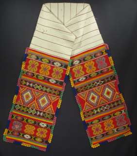   Romanian Woven Folk Art Textile ritual cloth icon towel peasant linen