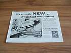 Ronson Roto shine electric shoe polisher 1960 magazine advert