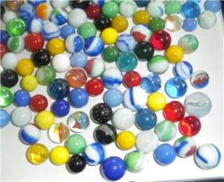   OVER 200 VINTAGE ANTIQUE MARBLES SWIRLS GLASS ETC MUST SEE NICE  