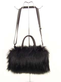 Fashion NEW Fur Leather Winter Mini Nclined Shoulder Bag Handbag Free 