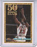 93 94 Topps 50 Point Club Michael Jordan CHICAGO BULLS  