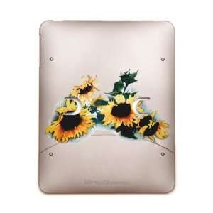  iPad 5 in 1 Case Metal Bronze Sunflowers Painting 