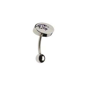  NFL Baltimore Ravens Top Down Belly Ring Jewelry