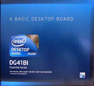 Intel DG41BI LGA775 uATX New Retail Box 735858212991  