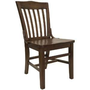  School House Chair with Walnut Finish