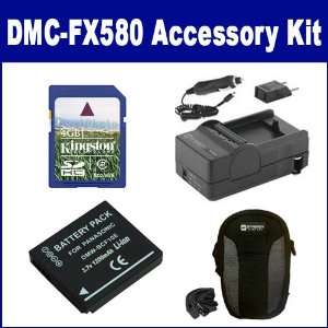  Panasonic Lumix DMC FX580 Digital Camera Accessory Kit 