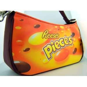 Childrens Girls Hersheys Reeses Pieces Logo Candy Purse Bag Carry On 